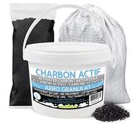 HYDROPLANETE Charbon Actif vendu en sachet de 500g 1kg 2kg, seau de 5kg 10kg, sac de 25kg - Granulat 8x30mesh (0,6-2,36mm) - pour Purification/Traitement de l'Air (2 kg)
