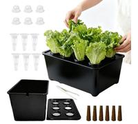 Hydroponic Growing System - All Season Cultivation Complete Set Kit, Indoor Soilless Seedling Container Planter Tray, Smart Herb Germination Station Pod, Automated Water Circulation Garden Device