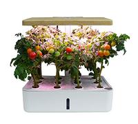 Hydroponic Growing System Indoor Herb Garden Kit Starter Kit with LED Grow Light 4L Fan and Water Pump Smart Hydroponic Planter for Home Garden