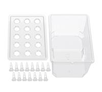 Hydroponics Growing System - Germination 15 Pods Germination Planter | Abs Hydroponic Gardening System With Compact Design, Indoor Outdoor Greenhouse Farm Backyard Window Sill Kitchen Planting Kit