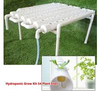 Hydroponique plantes-légumes kit d'outils de culture hydroponique Kits de culture de plantes potagères Kit de croissance système de jardin potager Yard (1 couches 54 emplacements 6 tubes)