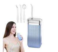Hydropropulseurs Dentaires - Mode Pulsion Réglable Appareil Dentaire,Réservoir 200ml Silencieux Étanche Pression Réglable Avec 4 Buses Pour Nettoyage Dentaire Adultes Et Adolescents