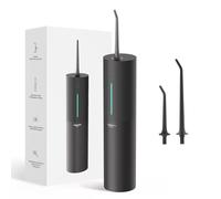 Hydropulseur anti-amygdales pour éviter la mauvaise haleine, noir