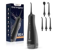 Hydropulseur buccal sans fil - 5 modes - 20 pressions d'eau et 5 buses