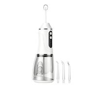 Hydropulseur dentaire rechargeable à 4 buses à charge rapide | Cure-dents électriques pour homme et femme - Dortoir à domicile - Orthodontique quotidienne le matin et la nuit
