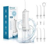 Hydropulseur Jet Dentaire Portable, Water Flosser aver Modes DIY, 300ML Étanchéité IPX7 Hydropulseur Dentaire, Rechargeable Oral Irrigator le Nettoyage Buccal et L'entretien Des Appareils Dentaires