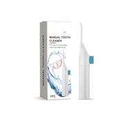 Hydropulseur Manuel, Matériau ABS Étanche, Nettoyage Doux Des Dents, Réduction Des Odeurs, Soins Bucco-dentaires Quotidiens Grâce À Un Nouveau Design De Fil Dentaire(2PC)