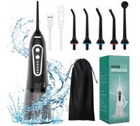 Hydropulseur portable - HDEYE - Professionnel - 6 buses - 300 ml - IPX7 - 5 modes