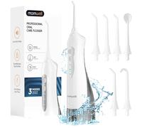 Hydropulseur Portable Sans Fil D52 Rechargeable USB, Brosse à Dents à Jet d'Eau, 6 Embouts, 300ml, 3 Modes, Nettoyage Dentaire pour Voyage Black Set 1