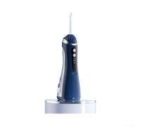 Hydropulseur sans fil 300 ml 3 modes de nettoyage en profondeur (bleu foncé | 3 modes de nettoyage : pouls doux normal, réservoir de 300 ml, élimination profonde de la plaque dentaire