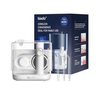 Hydropulseur sans fil avec réservoir pliable de 600 ml - Irrigateur buccal portable pour appareils dentaires et voyage, design peu encombrant, pression de 10 à 100 psi, autonomie de la batterie de 60