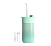 Hydropulseur sans fil IPX7, étanche, 3 modes, rechargeable par USB, avec 4 embouts de jet, réservoir de 200 ml pour nettoyage à domicile et voyage