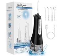 Hydropulseur sans fil pour le soin des dents et des gencives - Irrigateur buccal portable rechargeable, 4 modes, étanchéité IPX7 pour la maison, les voyages et la douche