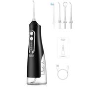 Hydropulseur sans fil ，water flosser，hydropulseur dentaire，pour un soin dentaire & buccal optimal / 4 modes & 4 embouts/Réservoir de 310 ml/Étanchéité IPX7