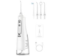 Hydropulseur sans fil ，water flosser，hydropulseur dentaire，pour un soin dentaire & buccal optimal / 4 modes & 4 embouts/Réservoir de 310 ml/Étanchéité IPX7