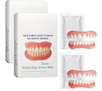 Hydroshape Thermo-Adaptive Smart Full Dentur, Hydroshape Premium Dentures, Silicone Reline Dentures Set, Lower Dentures for Men and Women Ideal for Comfort and Beauty (2Pcs)