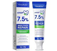 Hydroxyapatite Dentifrice Sans Fluor, Dentifrice Hydroxyapatite Blanchiment, Naturel Dentifrice Blanchissant, Bio Dentifrice Blancheur, Réparer l'émail Dentaire Endommagé,Renforcer les Dents Sensibles