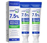 Hydroxyapatite Dentifrice Sans Fluor,Dentifrice Hydroxyapatite Blanchiment,Naturel Dentifrice Blanchissant,Bio Dentifrice Blancheur,Protéger la Santé Bucco-Dentaire et Lutter Contre la Plaque Dentaire