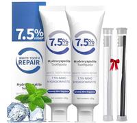 Hydroxyapatite Toothpaste 7.5%,Dentifrice Blanchissant Probiotique Sp-6 -Formule AméLioréE Avec 6 Probiotiques,Protection De L'éMail Et Renforcement Des Dents (B-2, 2 pièces)
