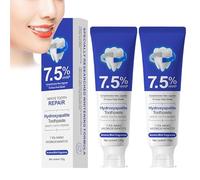 Hydroxyapatite Toothpaste, White Tooth Repair Toothpaste, Nano Hydroxyapatite, 7.5% Nano Hydroxyapatite Toothpaste, For Sensitive Teeth,Daily Protection, Long-Lasting Fresh Breath (2PCS)