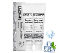 Hydroxylapatite Dentifrice Blanchissant à 7.5%, Dentifrice Reminéralisant à Nano Hydroxyapatite, Protège L'émail, Soulage La Sensibilité, Renforce Dents, Soins Buccaux Quotidiens (2)