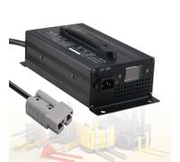 HYDTGZ Chargeur de Batterie 1200 W pour Chariots Élévateurs 12V/24V/36V/48V/60V/72V Compatible Batteries au Plomb Connecteur Anderson pour Chariots Élévateurs, Transpalettes, Autolaveuses,B,60V 15A