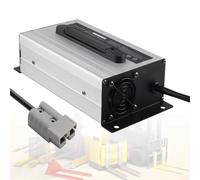 HYDTGZ Chargeur de Batterie 1200 W pour Chariots Élévateurs 12V/24V/36V/48V/60V/72V Compatible Batteries au Plomb Connecteur Anderson pour Chariots Élévateurs, Transpalettes, Autolaveuses,A,60V 15A