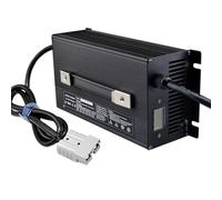 HYDTGZ Chargeur de Batterie Haute Puissance 1500 W pour Chariot Élévateur 12 V/24 V/36 V/48 V/60 V/72 V avec Connecteur de Sortie Anderson 50 A,48v 25a