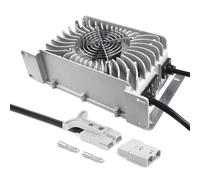 HYDTGZ Chargeur de Batterie pour Chariot Élévateur 12 V/24 V/36 V/48 V/60/72 V avec Prise Anderson 50 A pour Autolaveuses, Transpalettes et Voiturettes de Golf,48v 20a