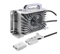 HYDTGZ Chargeur de Batterie pour Chariot Élévateur 12 V/24 V/36 V/48 V/60 V/72 V avec Connecteur Anderson 50 A pour Transpalette, Autolaveuse et Voiturette de Golf Étanchéité IP7,36v 25a