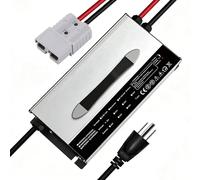 HYDTGZ Chargeur de Batterie pour Chariot Élévateur 12V 50A, 24V 40A, 36V 30A, 48V 25A, 60V 20A, 72V 15A Charge d'entretien,24v 40a,50A