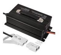 HYDTGZ Chargeur de Batterie pour Chariot Élévateur 36 V 30 A Intelligent avec Écran LCD Chargeur d'entretien et Prise Anderson pour Chariot Élévateur, Transpalette, Autolaveuse,B,50A