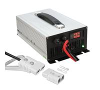 HYDTGZ Chargeur de Batterie pour Chariot Élévateur 36 V 30 A Intelligent avec Écran LCD Chargeur d'entretien et Prise Anderson pour Chariot Élévateur, Transpalette, Autolaveuse,A,120A
