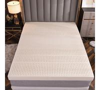 HYDTGZ Surmatelas en Latex Naturel, Collection 1/2/3/4 Pouces, Housse Biologique Incluse Taille Double,5cm,200x220cm