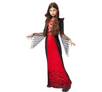 HYDTQCL Deguisement Halloween Fille, Deguisement Vampire Fille Ensemble de Luxe, Costume Vampire Fille pour Halloween Carnaval Cosplay (M)