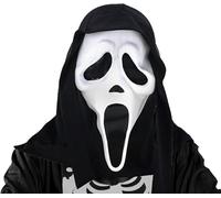 HYDTQCL Masque Scream, Latex Masque Ghostface, Masque Scream pour Adulte Enfant, Ghost Face Mask pour Halloween Carnaval Cosplay