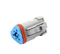 HYEBNP Connecteur étanche Automobile à 3 Broches avec résistance de 120 ohms AT04-3P-RJ120 DT04-3P-P006 DT06-3S-P006 (Femelle)(Female)