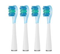 HYEBNP Lot de 4 têtes de Brosse de Rechange compatibles avec la Brosse à Dents électrique Usmile, sans cuivre, Absorbant Les Chocs (Vertes)(Green)