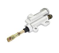 HYEBNP Pompe de maître-Cylindre de Frein hydraulique arrière for Moto, for Kayo T2 T4 T6 K2 K6 Bosuer BSE M4 M2 K5 NC250 250cc ATV Dirt Bike (Rouge)(Silver)