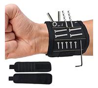 HYECHO Bracelets magnétiques, sac à outils pour bracelet magnétique, avec 15 aimants puissants pour maintenir les vis