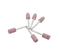 HYECHO Tête de broyage en corindon rouge 100pcs，Tête de Meulage Chrome Corindon，Tige 3mm pour Meulage et Polissage