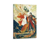 HYEDHGD Anime Heaven Official 's Blessing Poster peinture décorative vintage art couverture décoration de chambre esthétique pour chambre à coucher salon murs 30 x 45 cm style cadre
