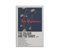 HYEDHGD MJIFEI Poster The Colour And The Shape de Foo Fighters - Art mural vintage - Décoration de chambre à coucher - 40 x 60 cm - Sans cadre