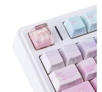 Hyekic Artisan ESC Keycaps, Cute Butter Bear Cheese Keycaps, Shine Through Resin Handmade Mechanical Keycaps DIY Personalized Custom Keycap, Single 1U Replace Key for ESC Key Mechanical Keyboard