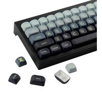 Hyekic Lot de 143 touches à double tir, profil MOA PBT pour commutateurs Cherry MX, clavier mécanique ISO/ANSI UK