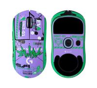 Hyekic Ruban adhésif pour souris compatible avec souris de jeu Logitech G PRO X Superlight, antidérapant, résistant à la transpiration, design autocollant, kit de mise à niveau professionnel Violet