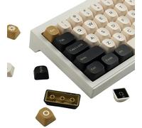 Hyekit YMK Lot Complet de Touches en PBT Profile Double Shot, 75%, 172 Touches, pour Clavier mécanique Cherry Gateron MX, Dusk