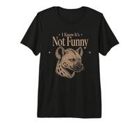 Hyène rieuse tachetée Hyena Lover Dark Humour T-Shirt Haut de Gamme