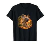 Hyène tachetée au Coucher du Soleil d'une Oasis du désert T-Shirt