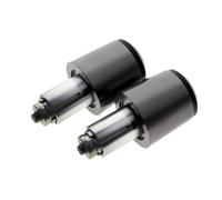 HYEPIVOT Embouts de guidon pour moto, embouts de barre, embouts de bouchon de guidon, poids pour diamètre intérieur de guidon de 14 mm et 18 mm Gris
